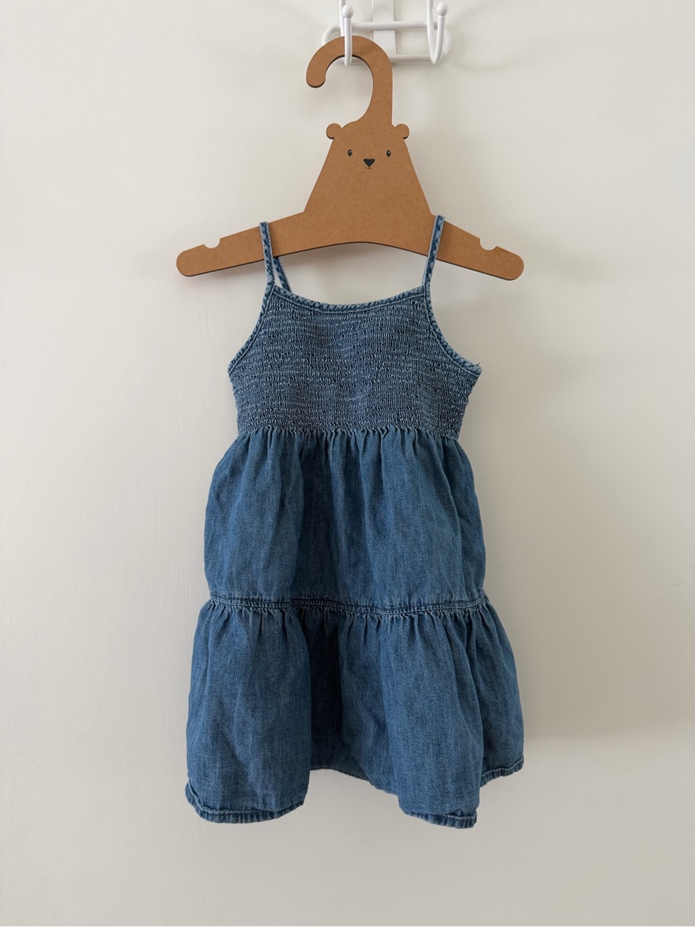 Gap Kids Smocked Denim Dress with Matching Bloomers